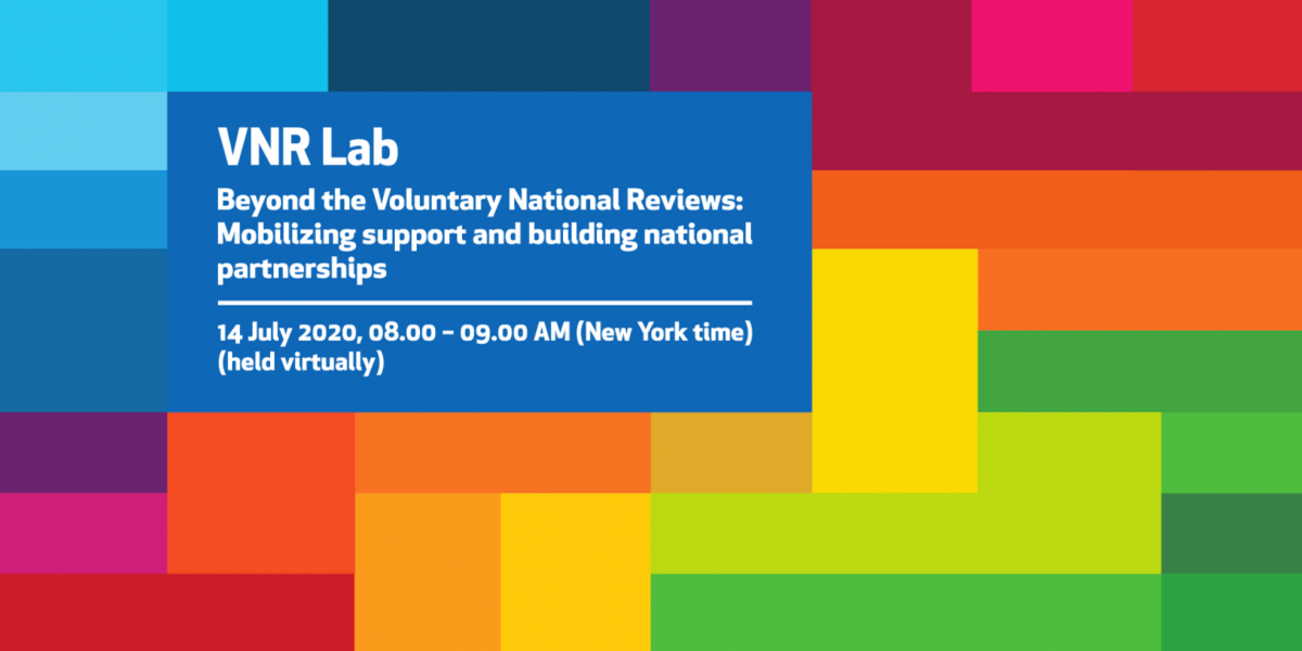 TPI joins the Voluntary National Review Lab on partnerships as part of the 2020 HLPF